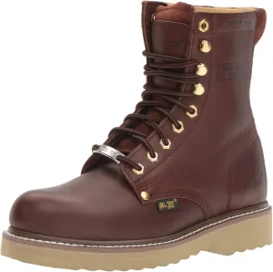Ad Tec Men's 1312 8" Steel Toe Farm Boots Redwood Work