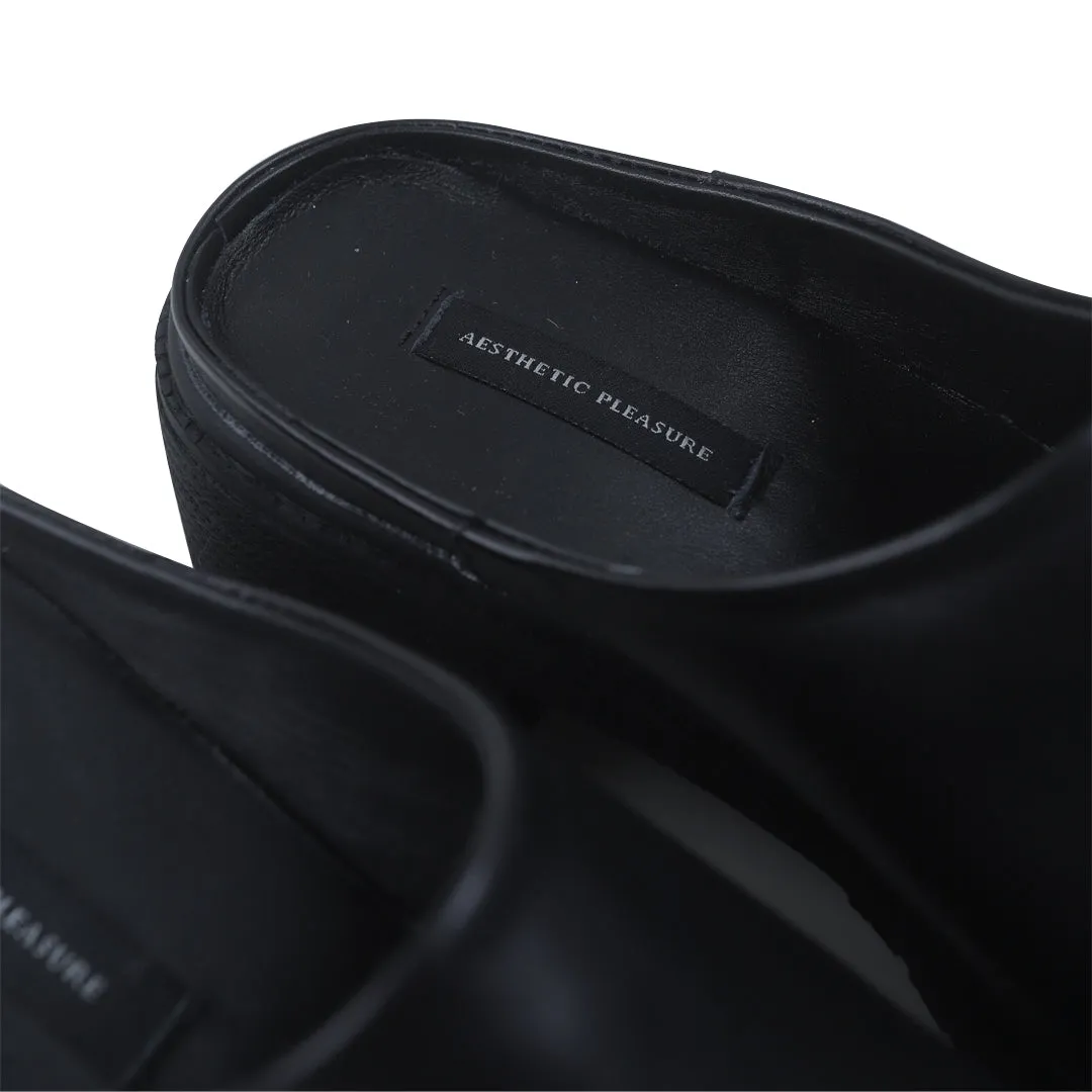 ANN MULES BLACK