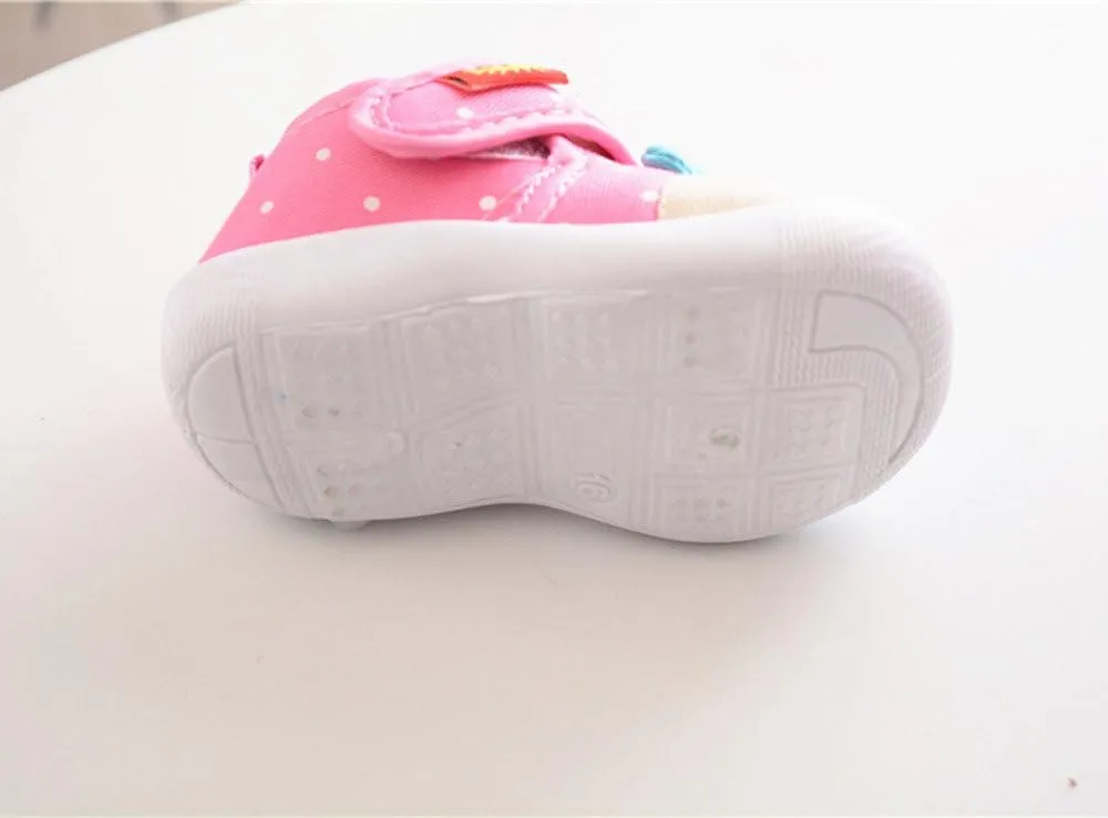 Baby Infant Sneakers Outdoor Running Sport Shoes with Strap Toddler Newborn Non Slip First Walking Shoes Soft Comfy