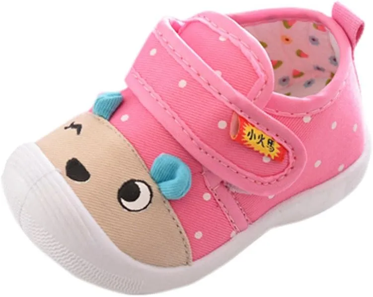 Baby Infant Sneakers Outdoor Running Sport Shoes with Strap Toddler Newborn Non Slip First Walking Shoes Soft Comfy