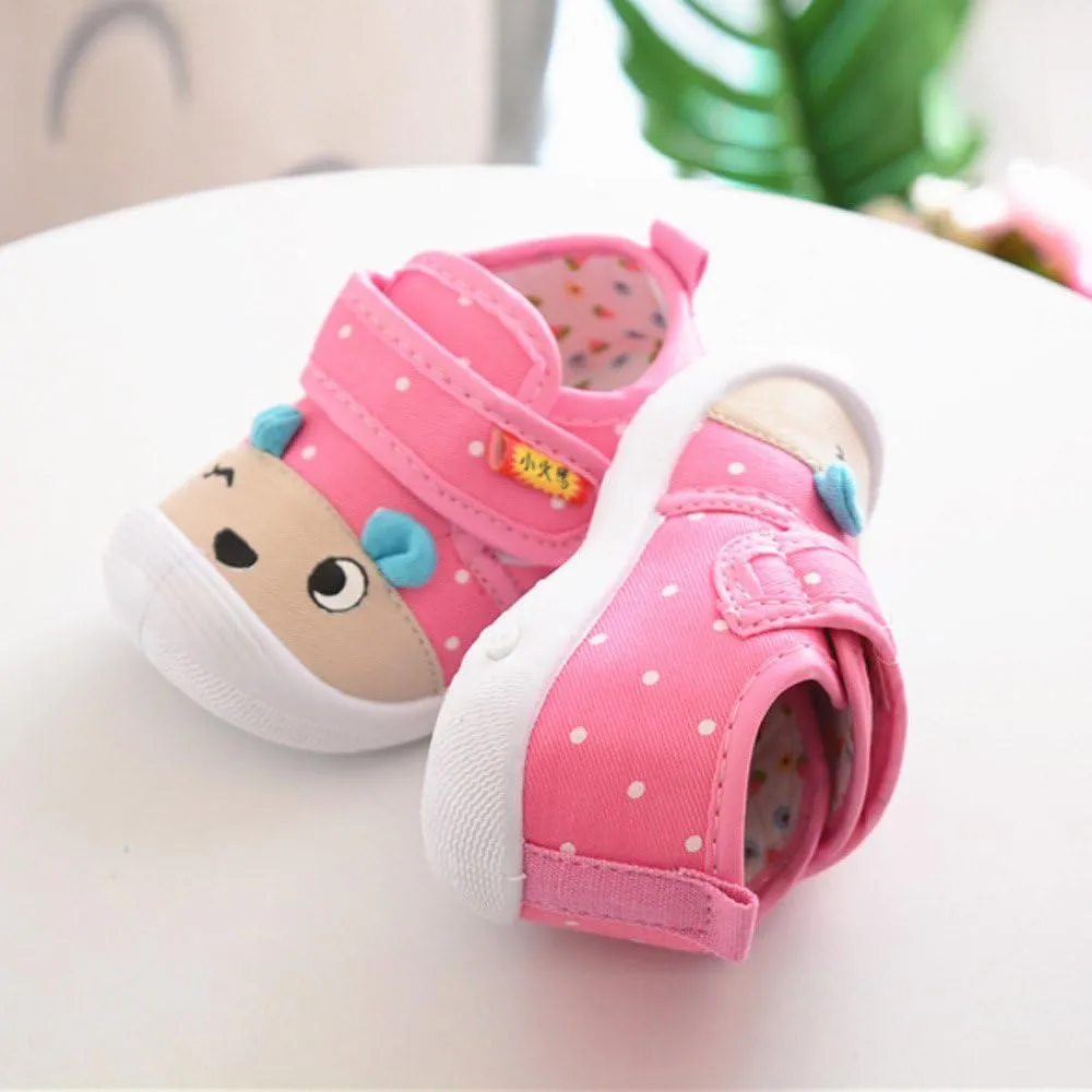 Baby Infant Sneakers Outdoor Running Sport Shoes with Strap Toddler Newborn Non Slip First Walking Shoes Soft Comfy