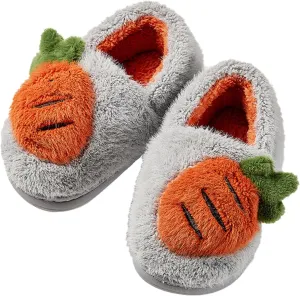 Bedroom Slippers for Kids Strawberry Plush Girls Boys Slippers Memory Foam Comfy House Slippers Toddler Boot Slippers