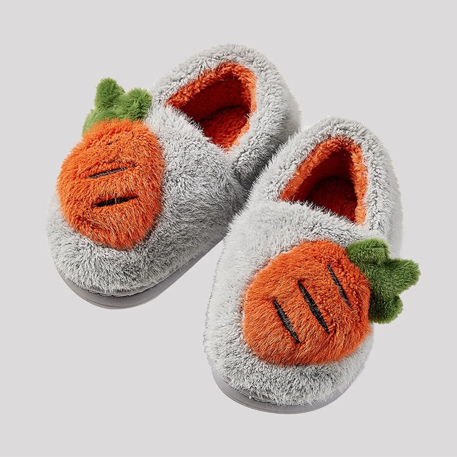 Bedroom Slippers for Kids Strawberry Plush Girls Boys Slippers Memory Foam Comfy House Slippers Toddler Boot Slippers