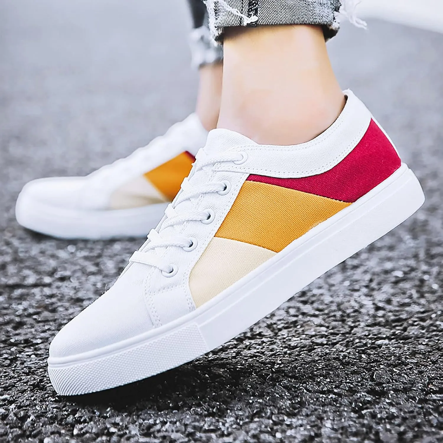 Breathable Diabetic Shoes for Men Comfortable Lightweight Casual Walking Shoe Hook and Loop Orthopedic Sneakers