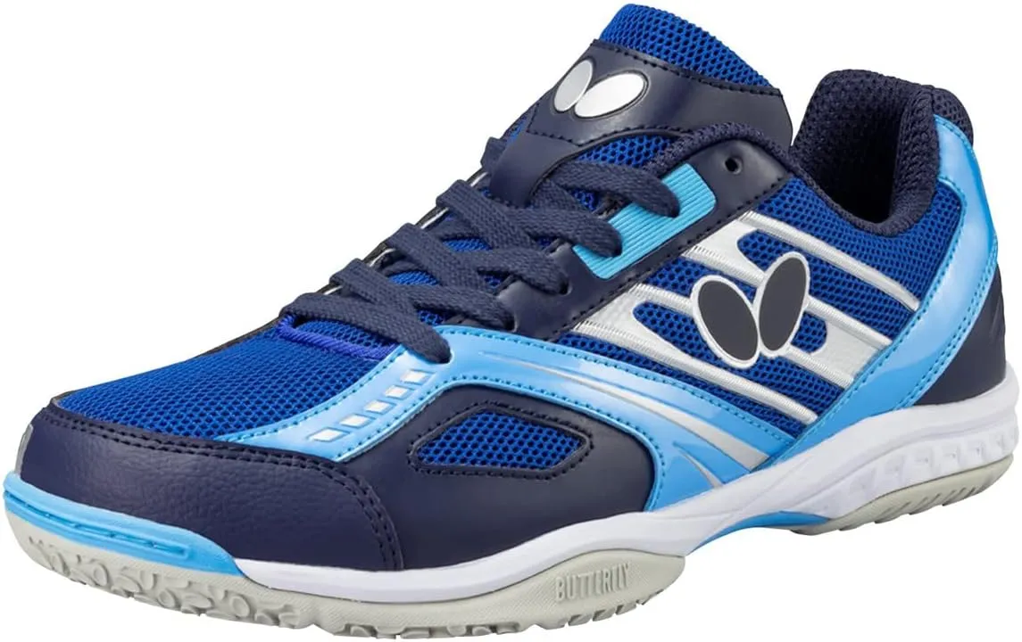 Butterfly Lezoline Mach Shoes - Professional Table Tennis Shoe, Shock Absorbing, Lightweight, Superior Grip, Great Comfort, Durable, Ping Pong Shoes