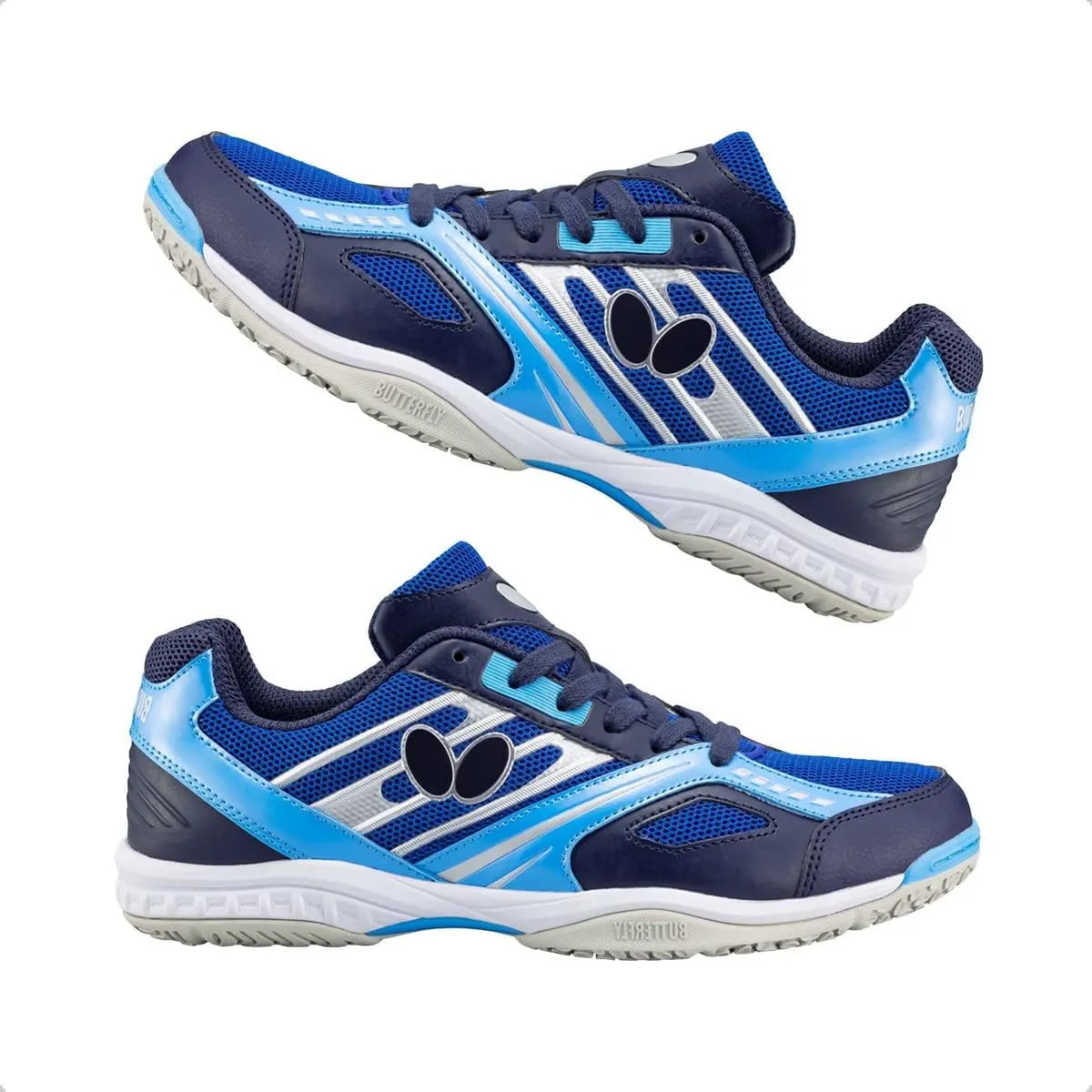 Butterfly Lezoline Mach Shoes - Professional Table Tennis Shoe, Shock Absorbing, Lightweight, Superior Grip, Great Comfort, Durable, Ping Pong Shoes
