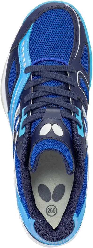 Butterfly Lezoline Mach Shoes - Professional Table Tennis Shoe, Shock Absorbing, Lightweight, Superior Grip, Great Comfort, Durable, Ping Pong Shoes