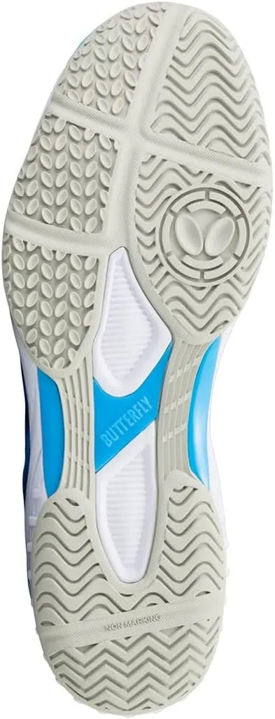 Butterfly Lezoline Mach Shoes - Professional Table Tennis Shoe, Shock Absorbing, Lightweight, Superior Grip, Great Comfort, Durable, Ping Pong Shoes
