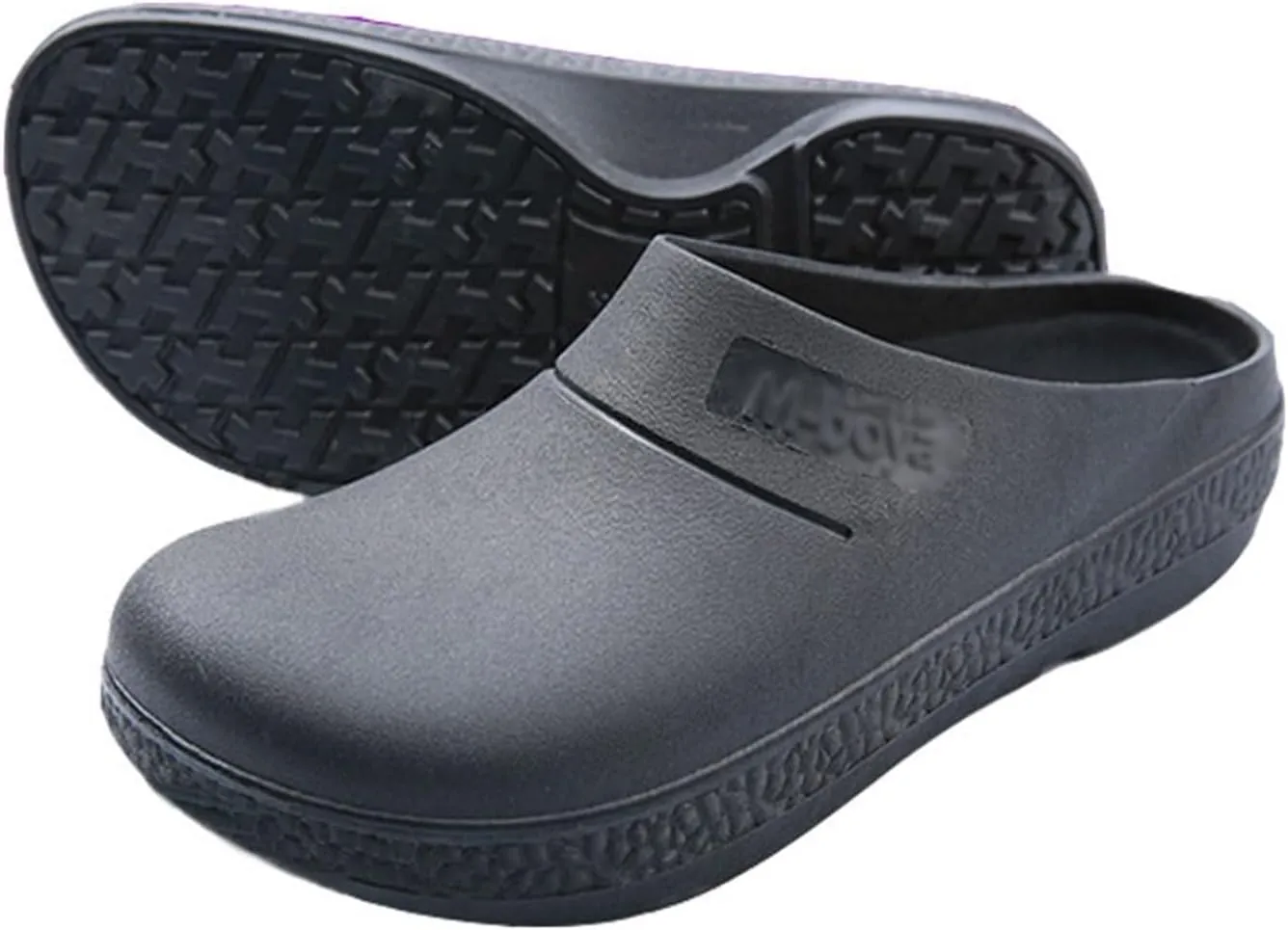 Comfortable Non Slip Chef Work Shoes, Slip on Food Service Kitchen Waterproof Oil Resistant Chef Restaurant Shoes for Men, Durable and Comfortable Breathable Sandals, for Garden, Nurse