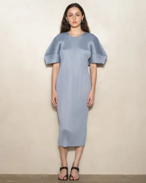 Cool Grey August Sleeve Dress
