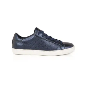 Cru Signature: Navy Shimmer Metallic Trainers
