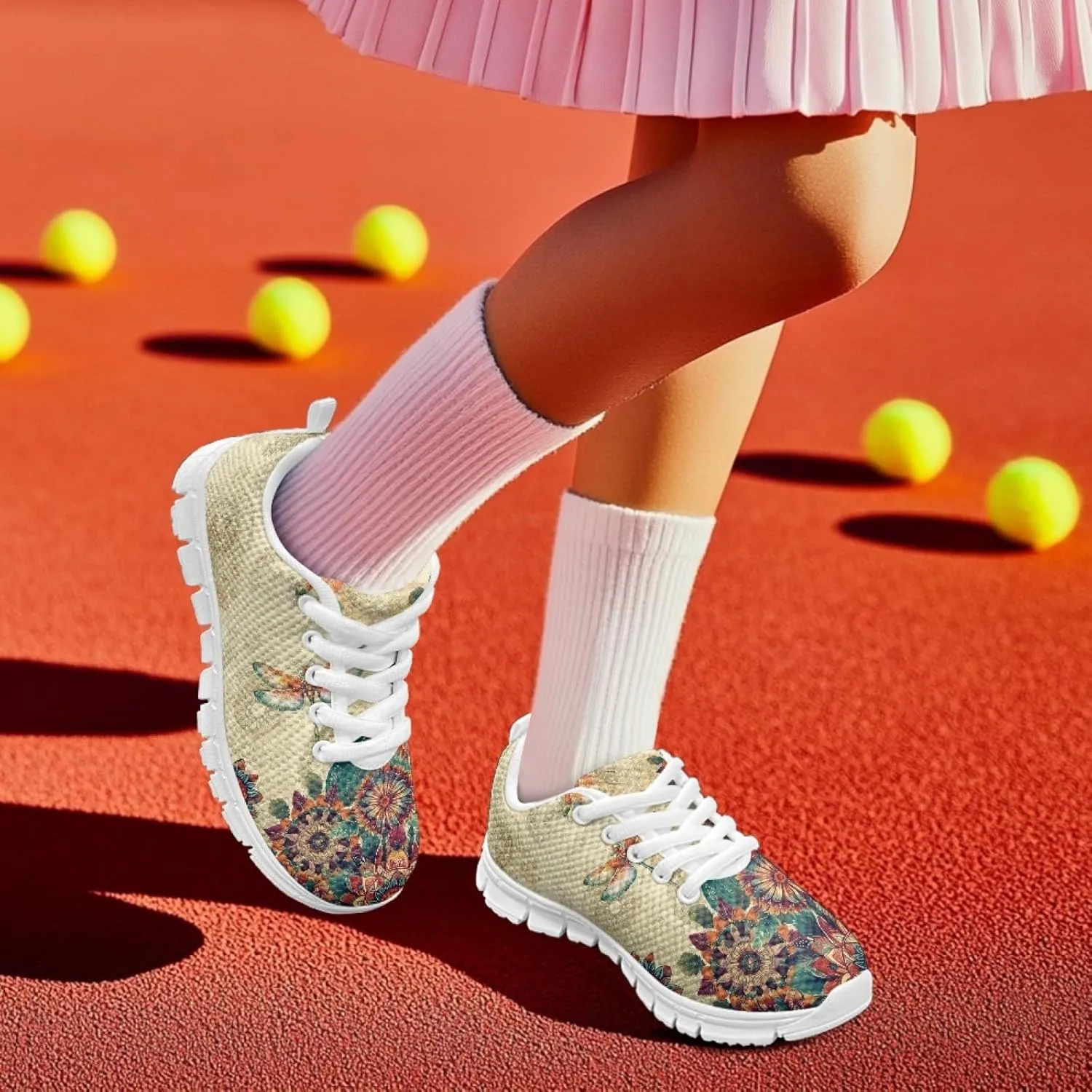Cumagical Kids Running Shoes Boys Girls Lightweight Breathable Sneakers Non-Slip Sole Athletic Shoes