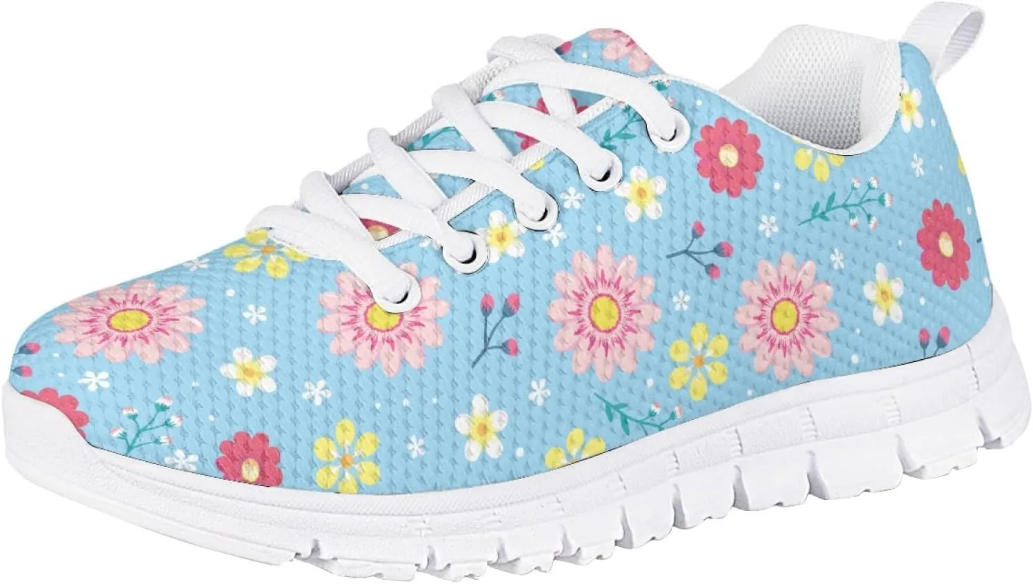 Cumagical Kids Summer Shoes with Laces for Boys Girls Running Sneakers