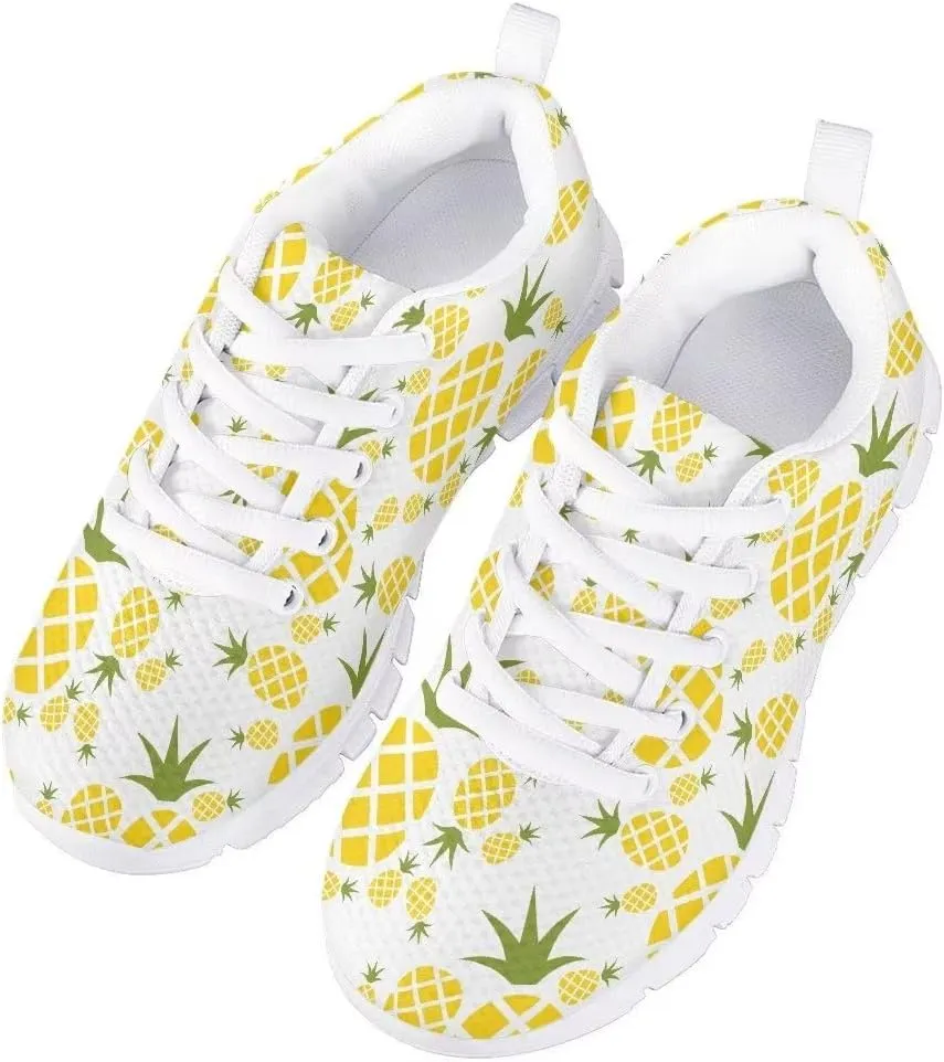 Cumagical Kids Tennis Shoes Girls Little Girls Flat Lace Up Running Sports Sneakers