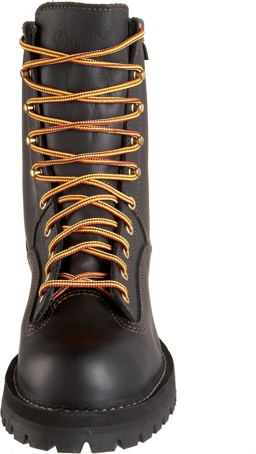 Danner Rain Forest 8 Waterproof Work Boots for Men - Full-Grain Leather with Breathable Gore-Tex, Comfort Footbed & Traction Heel Outsole, EH Rated