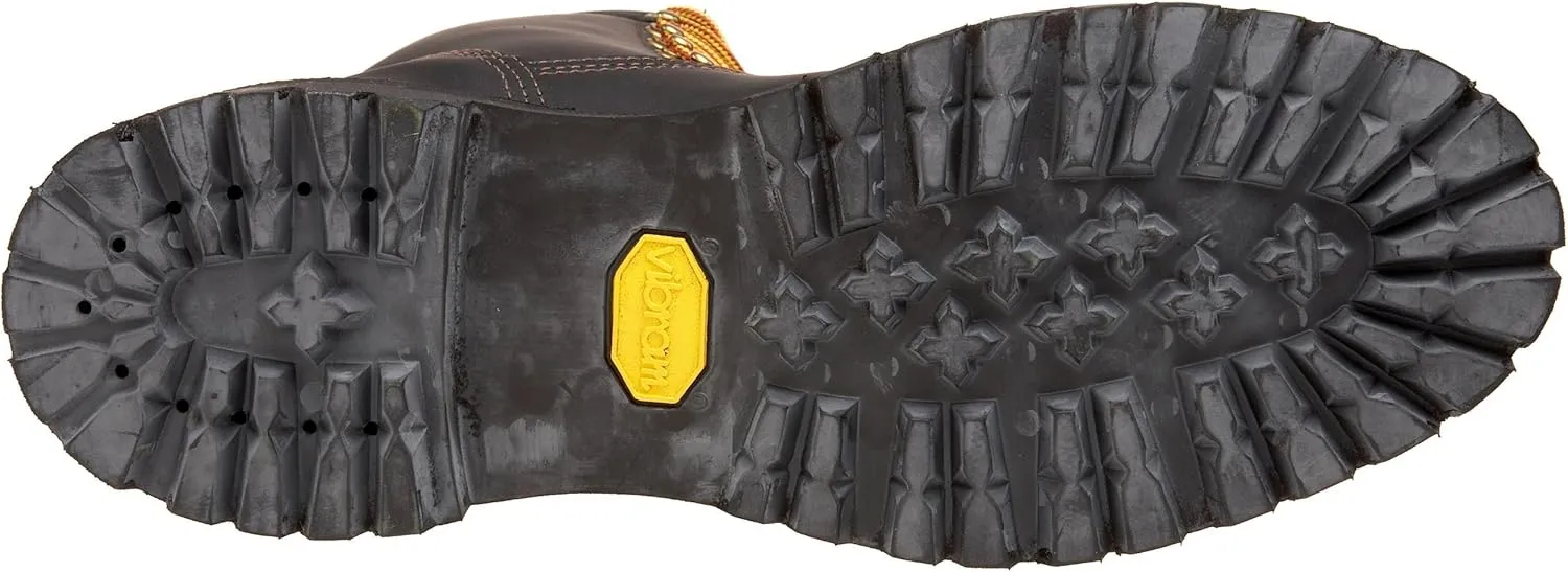 Danner Rain Forest 8 Waterproof Work Boots for Men - Full-Grain Leather with Breathable Gore-Tex, Comfort Footbed & Traction Heel Outsole, EH Rated