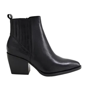 Django and Juliette Women's Morene in Black Croc
