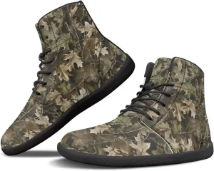 Doojoayie High Top Shoes for Men Wide Width PU Leather Shoes Emerging Adult