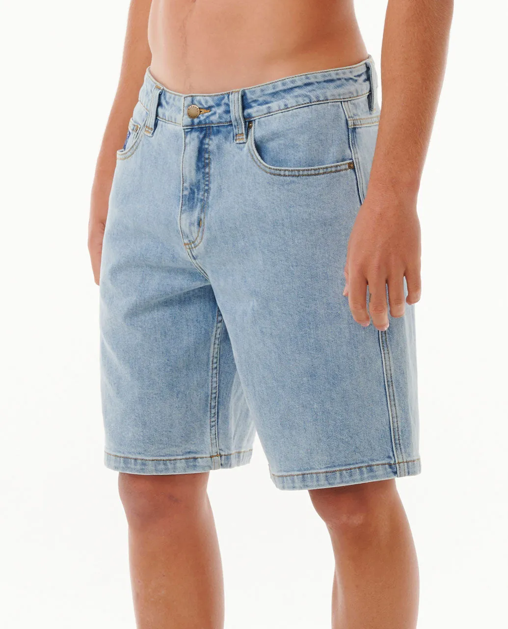 Dosed 20" Denim Walkshort - Washed Blue