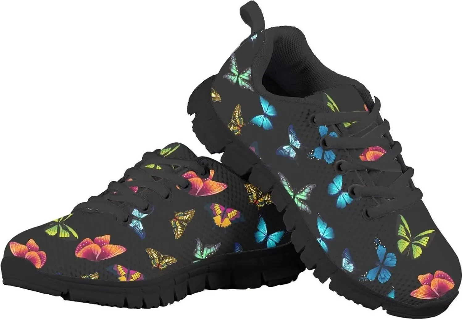 Gomyblomy Toddler Boys Girls Casual Sneakers, Fashion Non Slip Lace Up Flat Tennis Running Shoes, Wear Durable Rubber Sole
