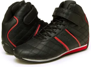 Goodyear Mens Clutch Racer Sneaker  High-Top Sneakers, PU Leather & Mesh Lining