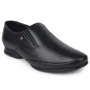 Healers Black Formal Non Lacing Moccasins For Mens J757-03 By Liberty