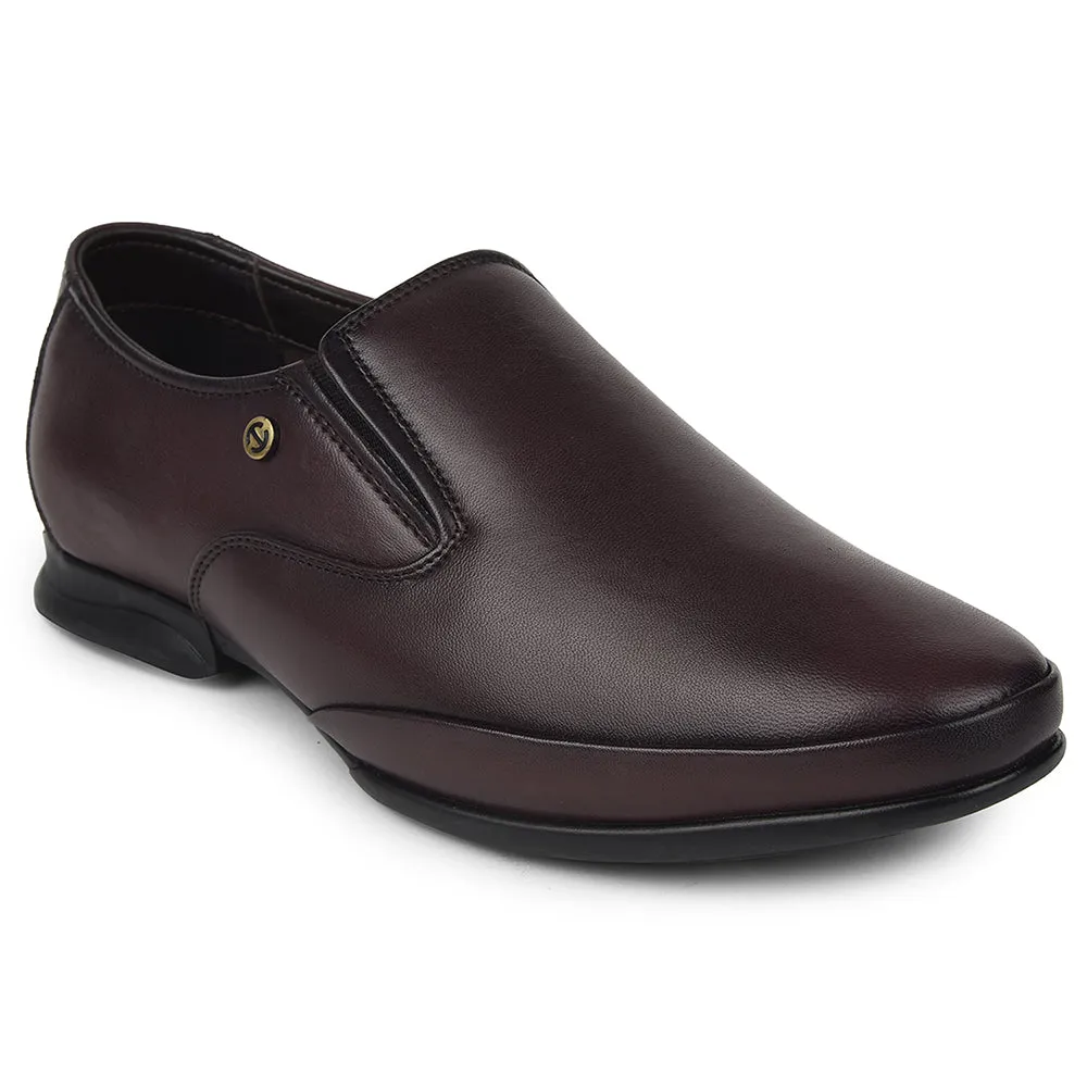Healers Brown Formal Non Lacing Moccasins For Mens J757-03 By Liberty
