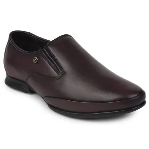 Healers Brown Formal Non Lacing Moccasins For Mens J757-03 By Liberty