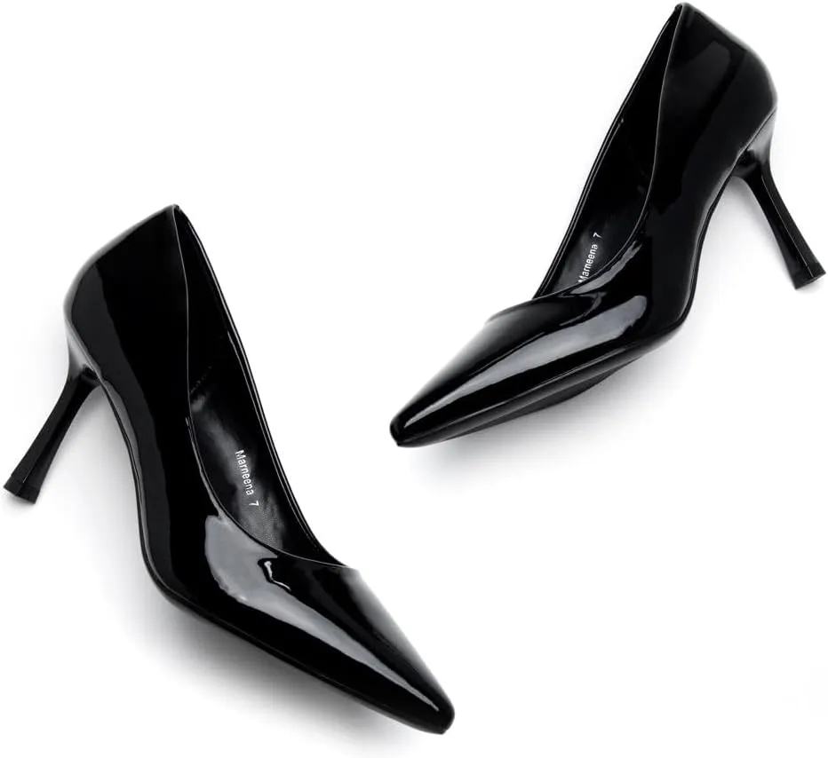 Herstyle Womens High Heel Pumps  2025 Trendy Pointed Toe Heels, 3 Inch Closed Toe Stilettos, Elegant Dress Shoes for Work, Office, Wedding & Formal Events