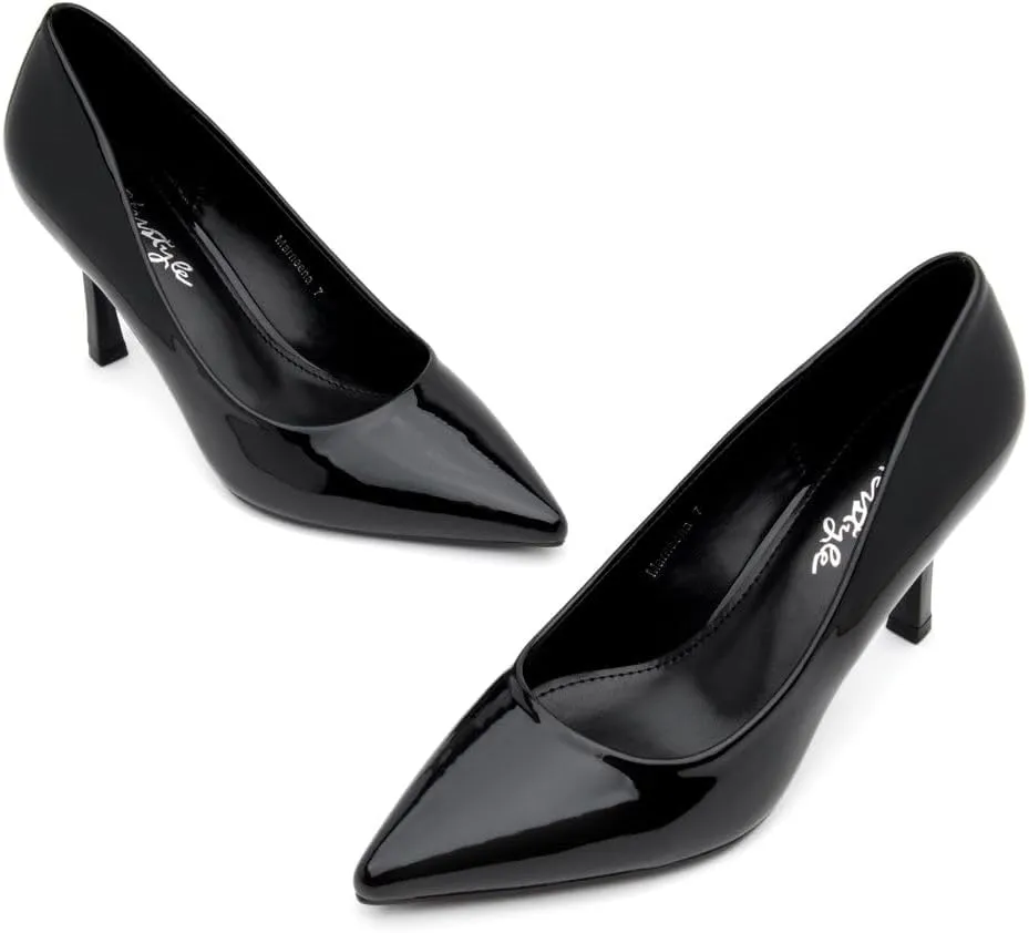 Herstyle Womens High Heel Pumps  2025 Trendy Pointed Toe Heels, 3 Inch Closed Toe Stilettos, Elegant Dress Shoes for Work, Office, Wedding & Formal Events
