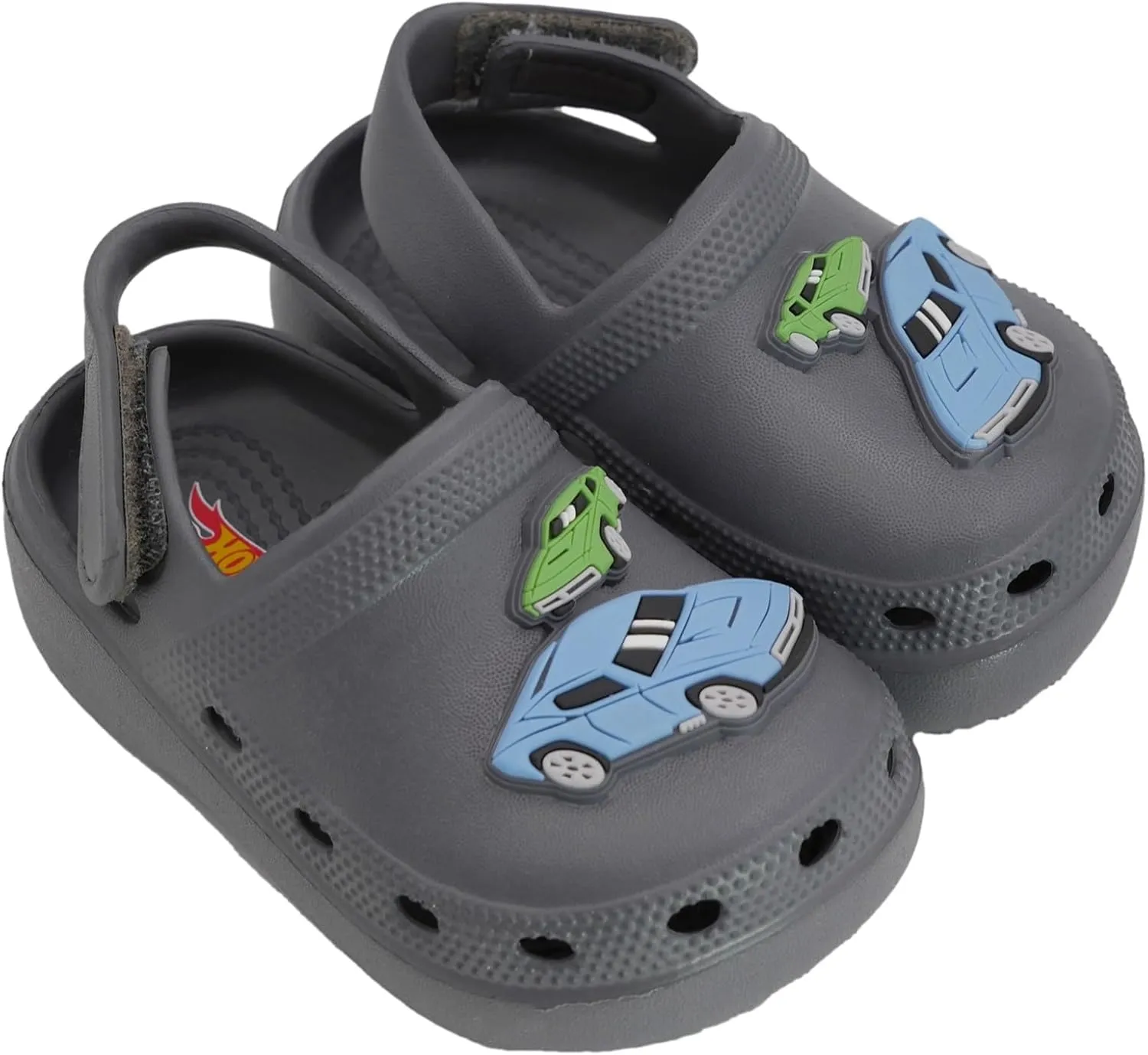 Hot Wheels Toddler Boys' Clogs with Adjustable Strap  Comfortable, Durable Slip-On Shoes for Active Toddlers