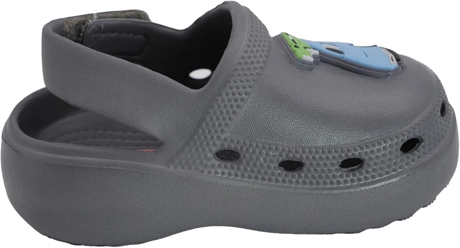 Hot Wheels Toddler Boys' Clogs with Adjustable Strap  Comfortable, Durable Slip-On Shoes for Active Toddlers