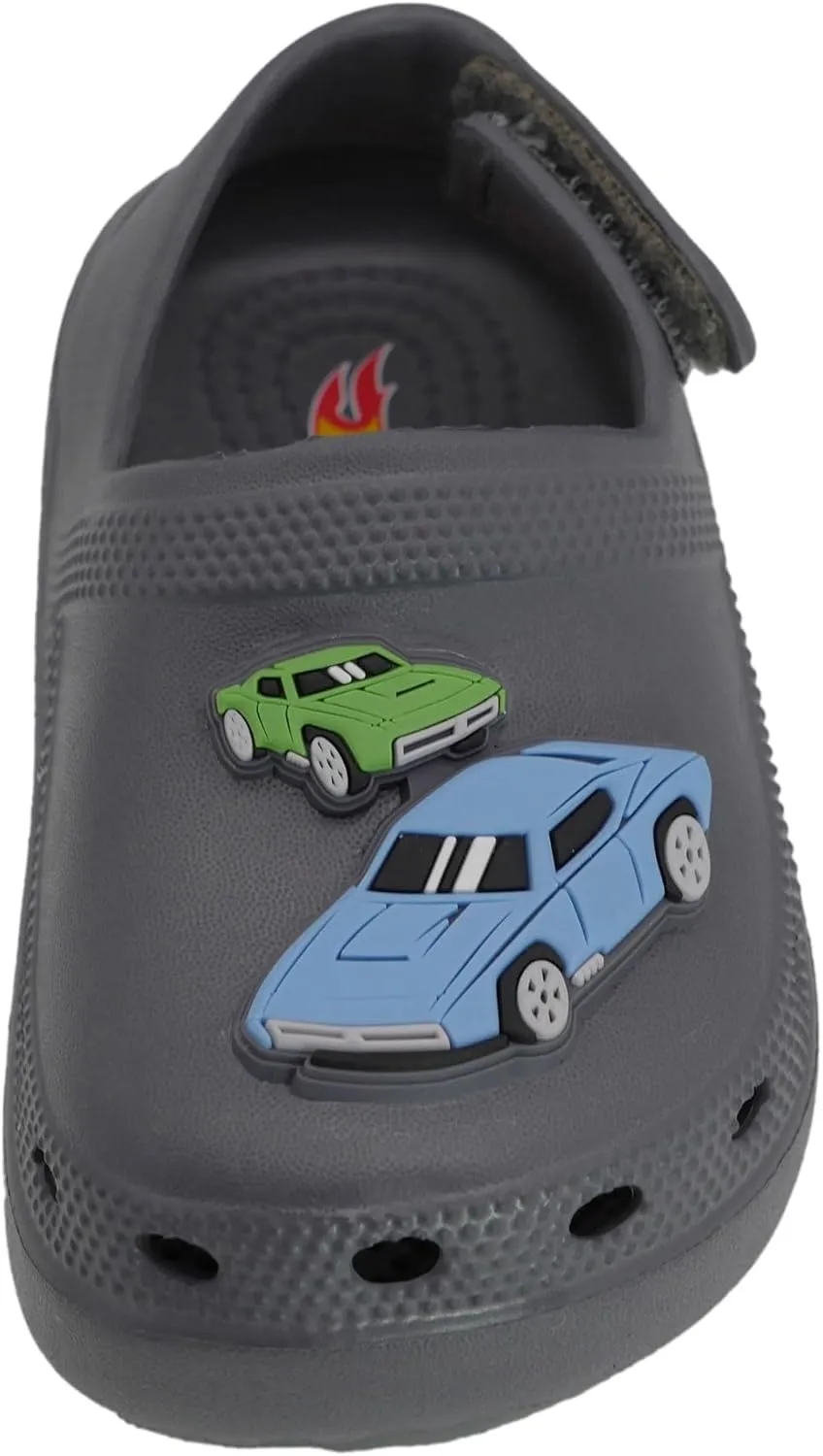 Hot Wheels Toddler Boys' Clogs with Adjustable Strap  Comfortable, Durable Slip-On Shoes for Active Toddlers