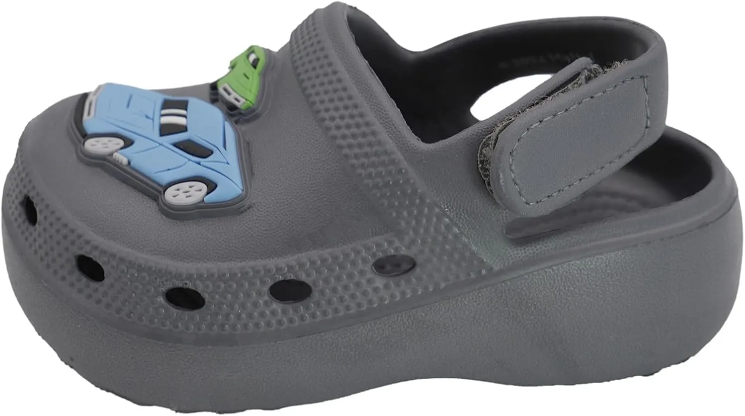 Hot Wheels Toddler Boys' Clogs with Adjustable Strap  Comfortable, Durable Slip-On Shoes for Active Toddlers