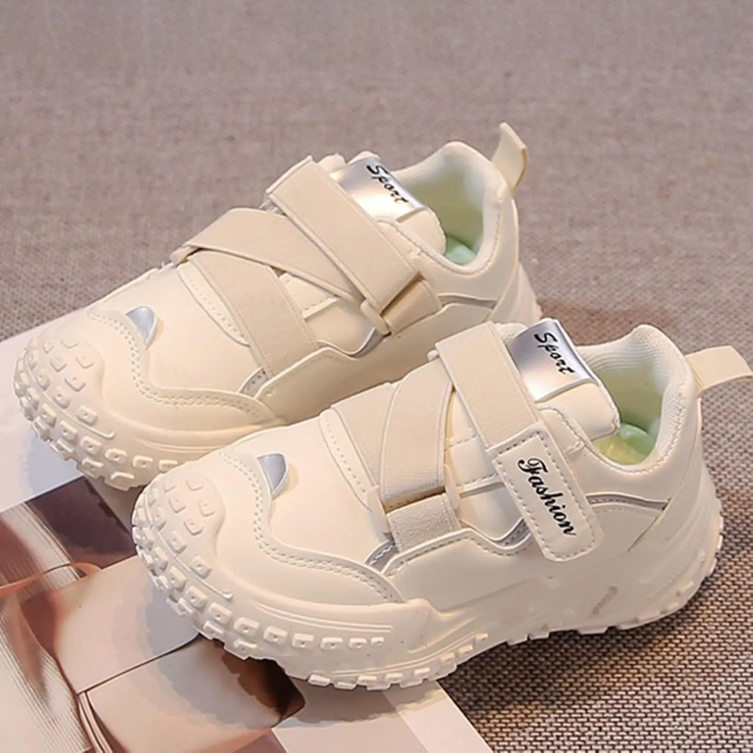 Kids Fashion Platform Sneakers Breathable Lightweight Comfortable Warm Water Proof Walking Running Casual Shoes