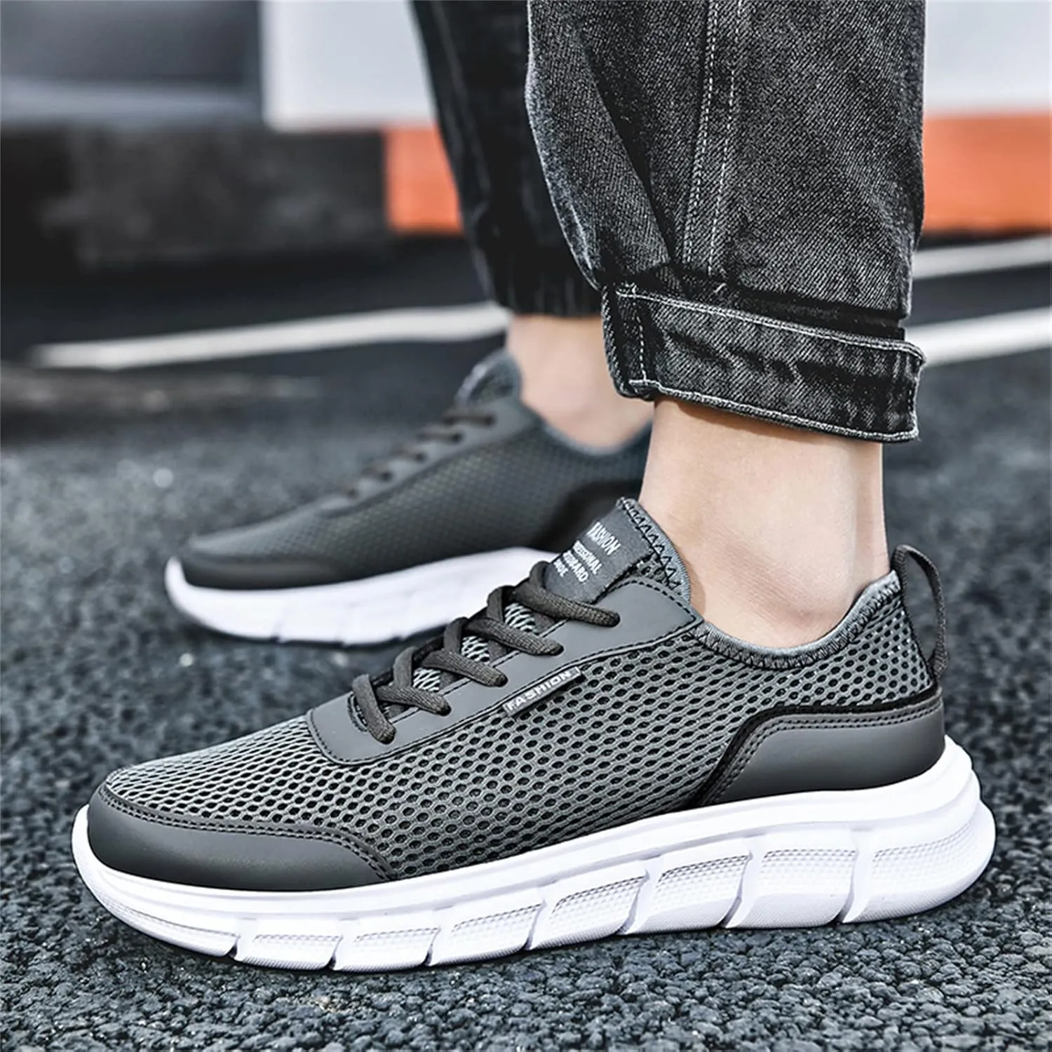 Men's Comfortable Stretch Workout Shoes Comfortable Lightweight Casual Walking Shoe Men's Business Casual Shoes