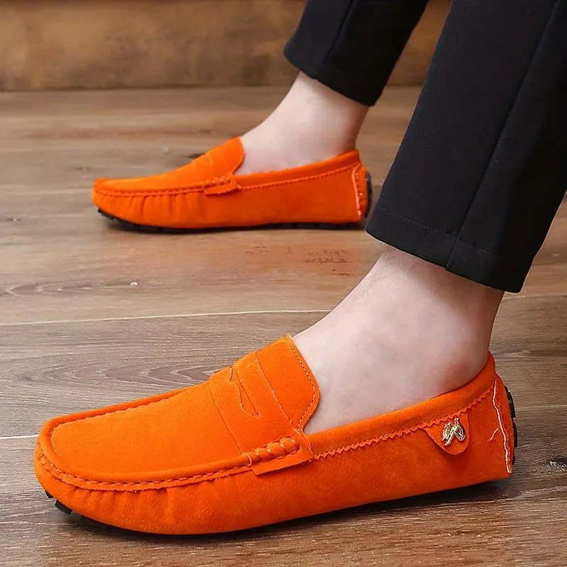 Men's Moccasins Penny Loafer Shoes, Driving Shoes, Comfy Non-Slip Slip On Shoes, Men's Footwear, All Seasons