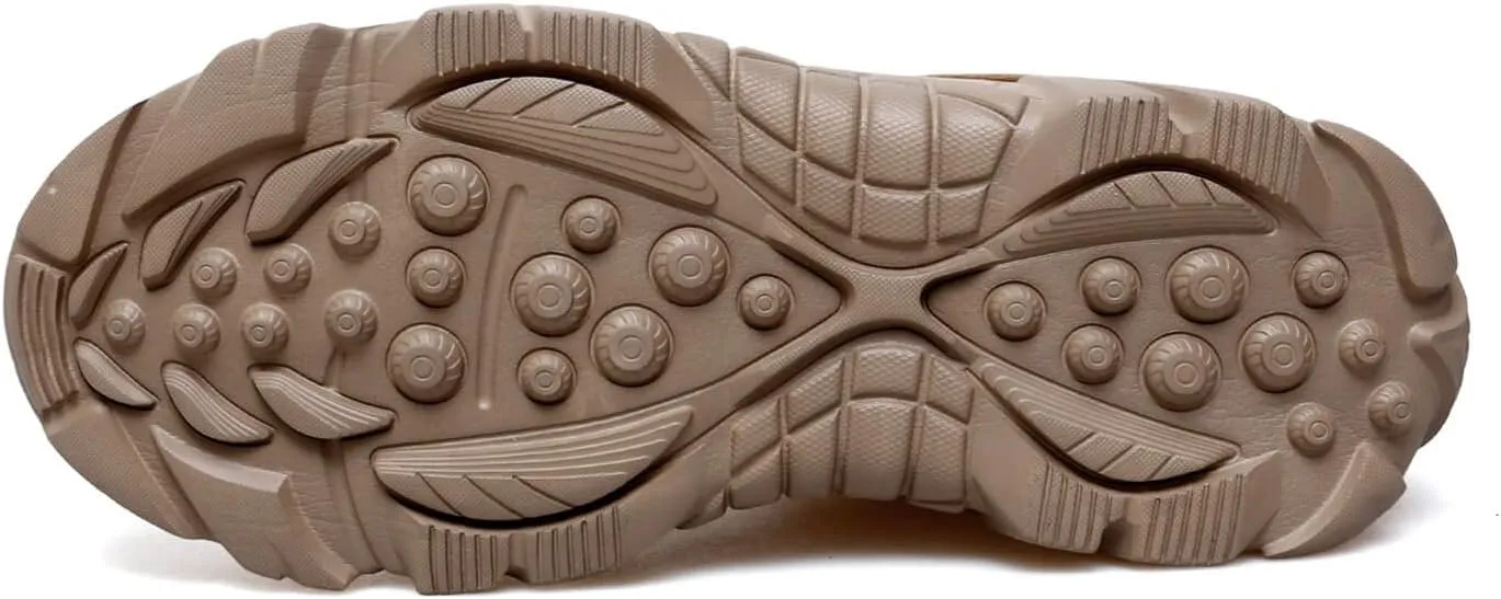 Men's Slip On Walking Sneakers Comfortable Hiking Fashion high top Boots