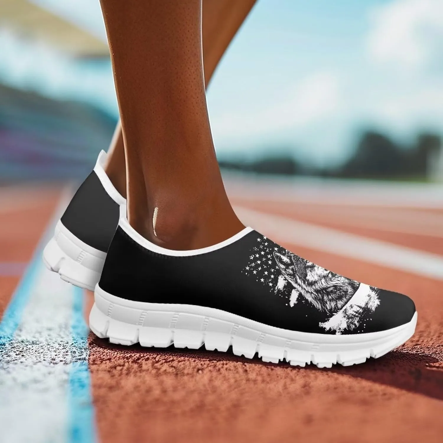 Men's Walking Shoes Lightweight Sneakers Walking Casual Comfortable Travel Shoes White Sole