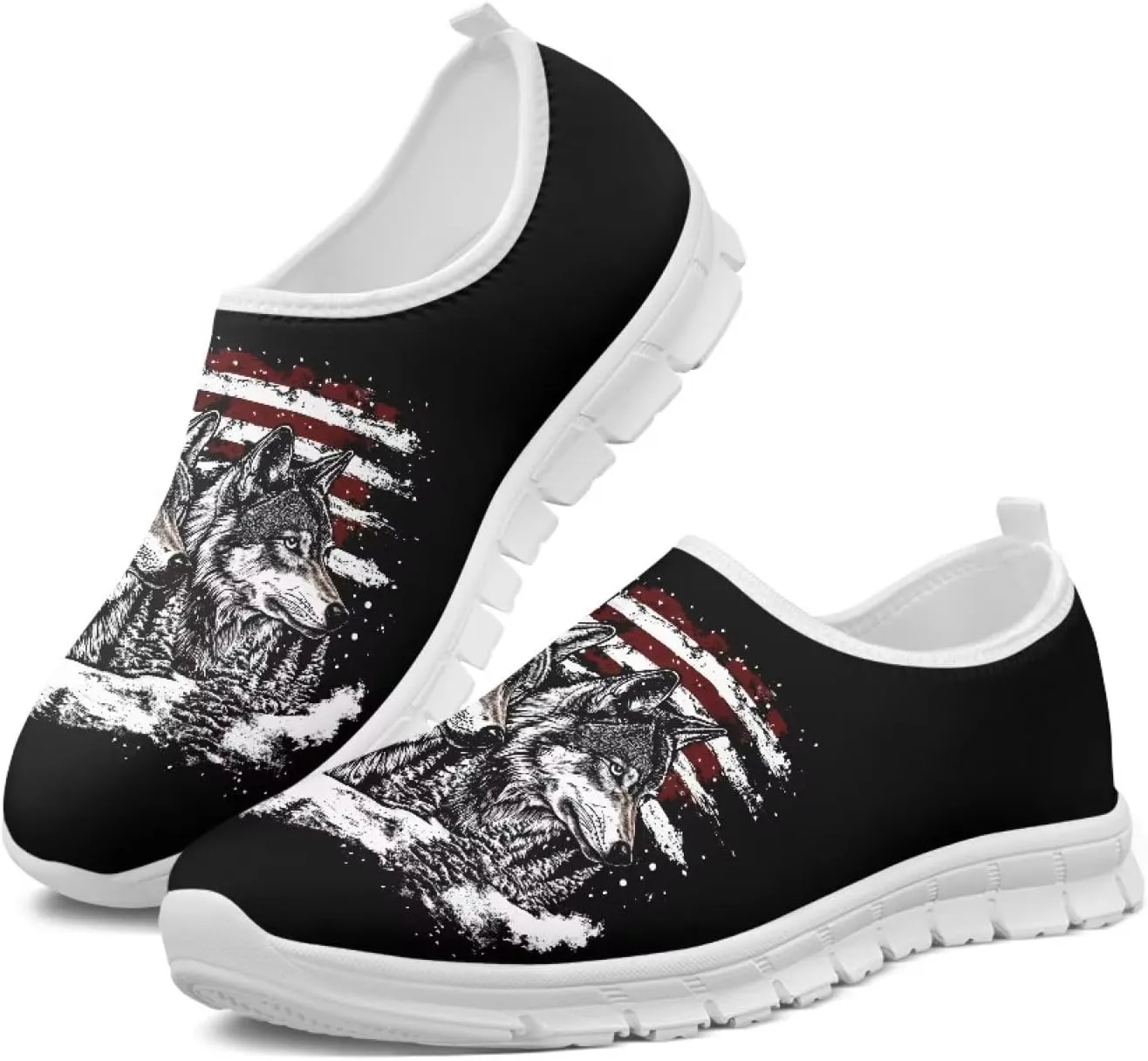 Men's Walking Shoes Lightweight Sneakers Walking Casual Comfortable Travel Shoes White Sole