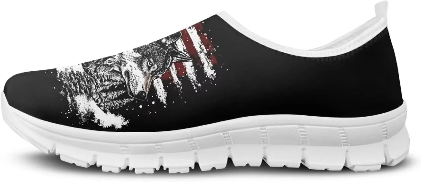 Men's Walking Shoes Lightweight Sneakers Walking Casual Comfortable Travel Shoes White Sole