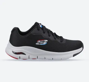 Men's Wide Fit Skechers 232303 Arch Fit Trainers - Black