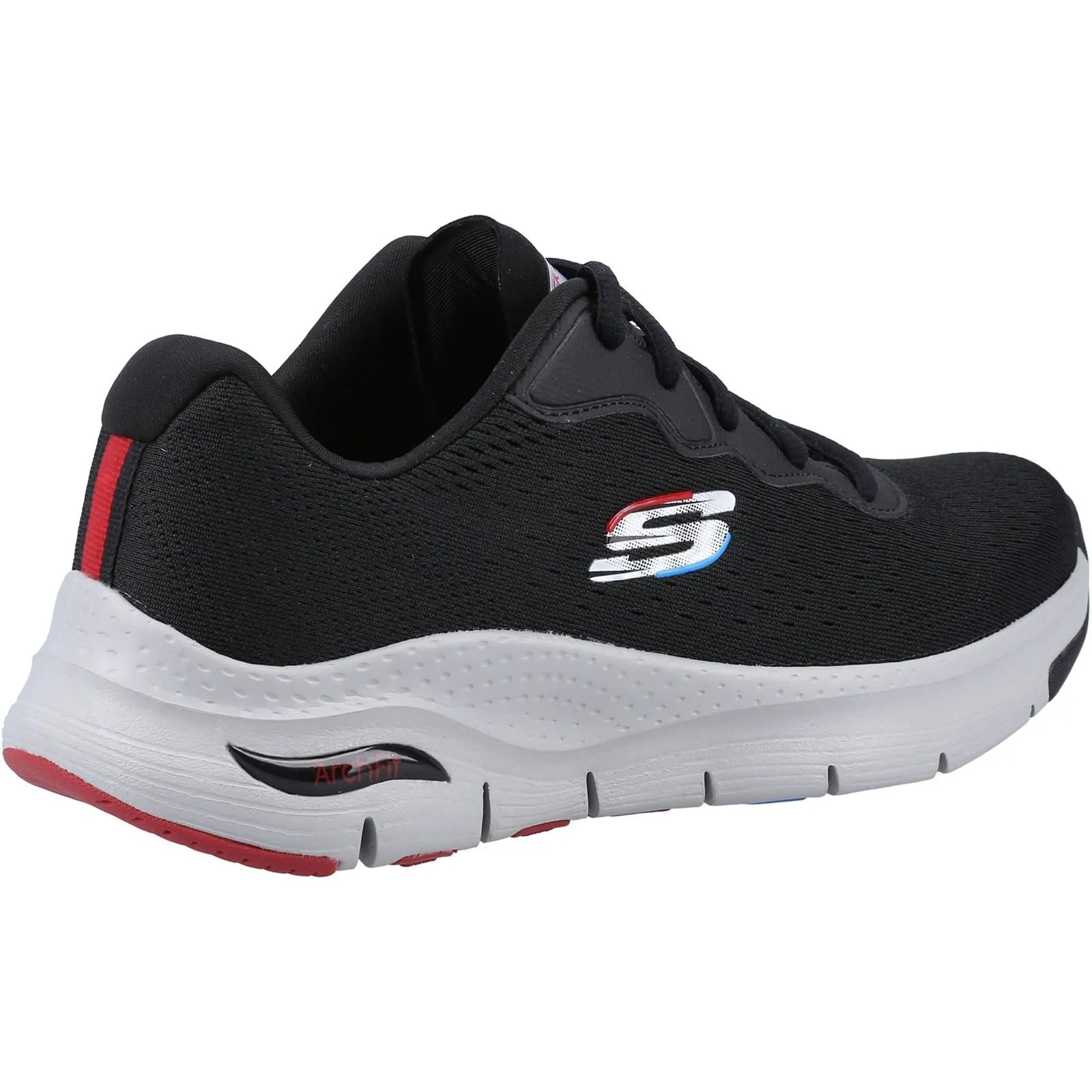 Men's Wide Fit Skechers 232303 Arch Fit Trainers - Black