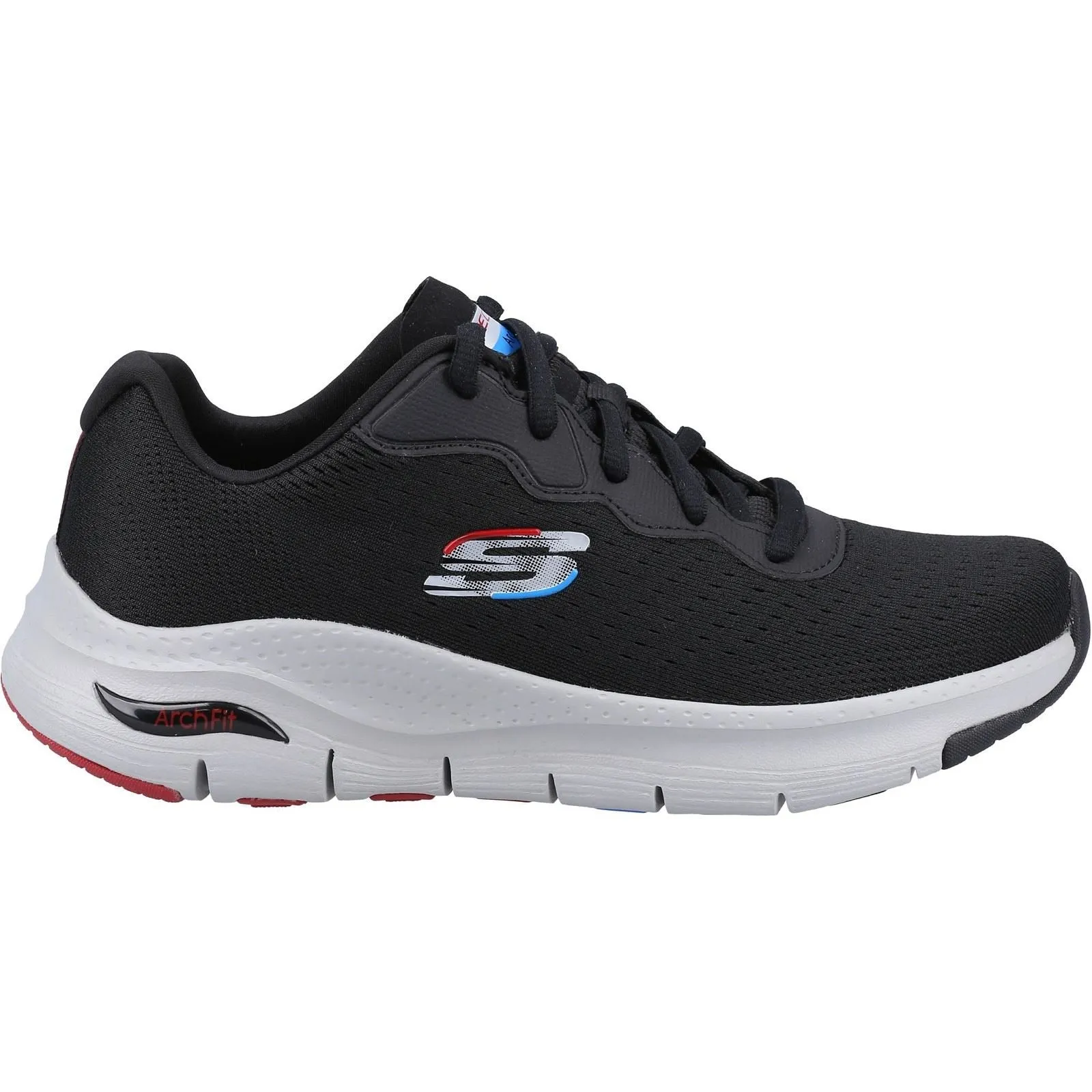 Men's Wide Fit Skechers 232303 Arch Fit Trainers - Black