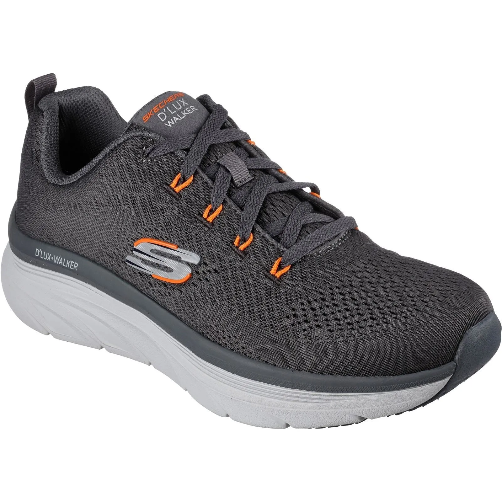 Men's Wide Fit Skechers 232364 Relaxed Fit D'Lux Walker Meerno Trainers
