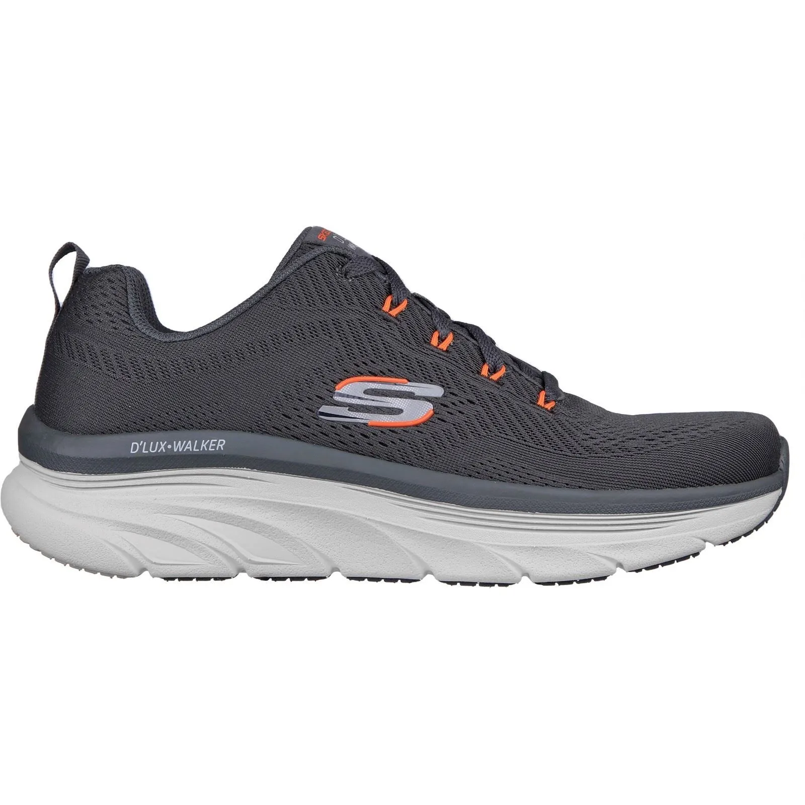 Men's Wide Fit Skechers 232364 Relaxed Fit D'Lux Walker Meerno Trainers