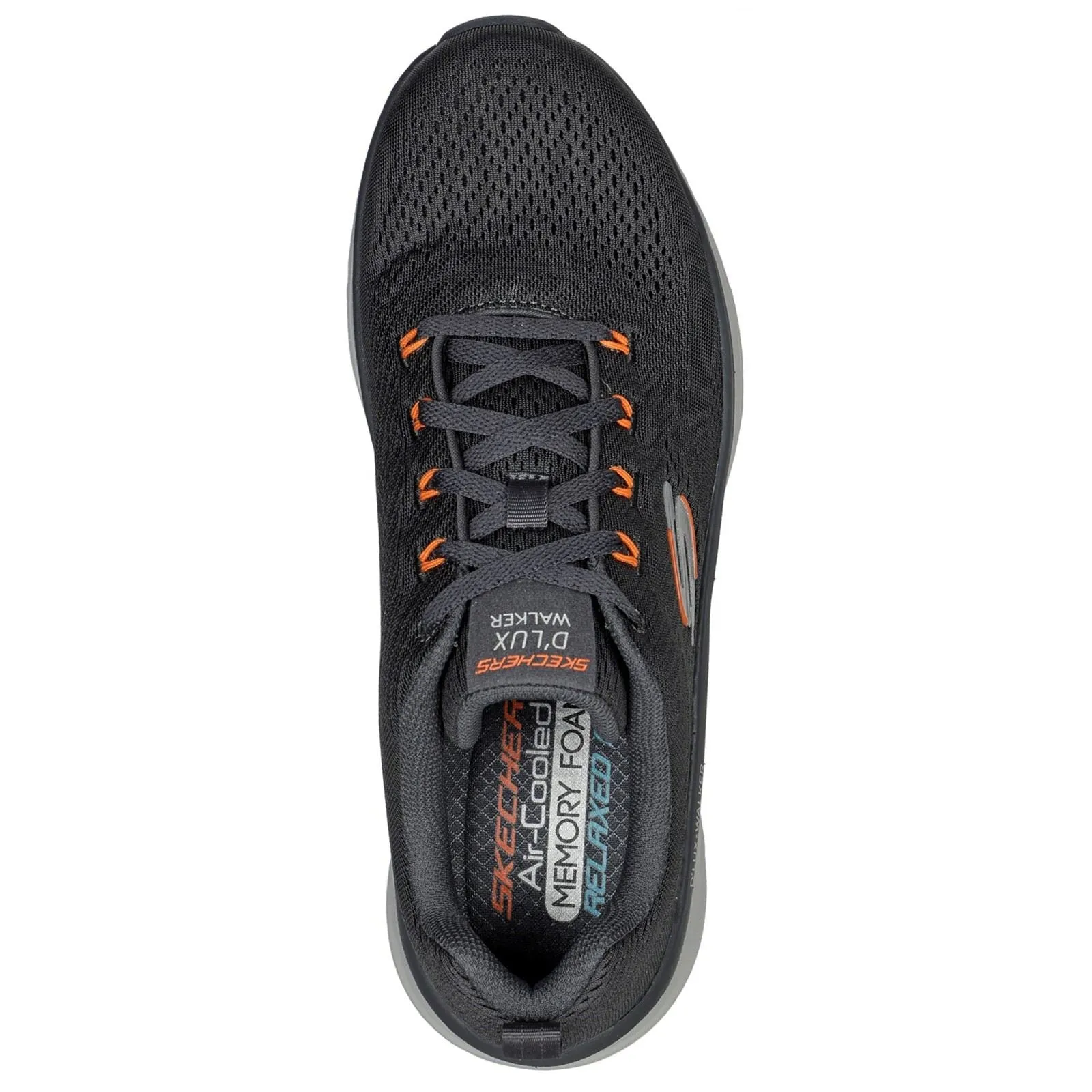 Men's Wide Fit Skechers 232364 Relaxed Fit D'Lux Walker Meerno Trainers