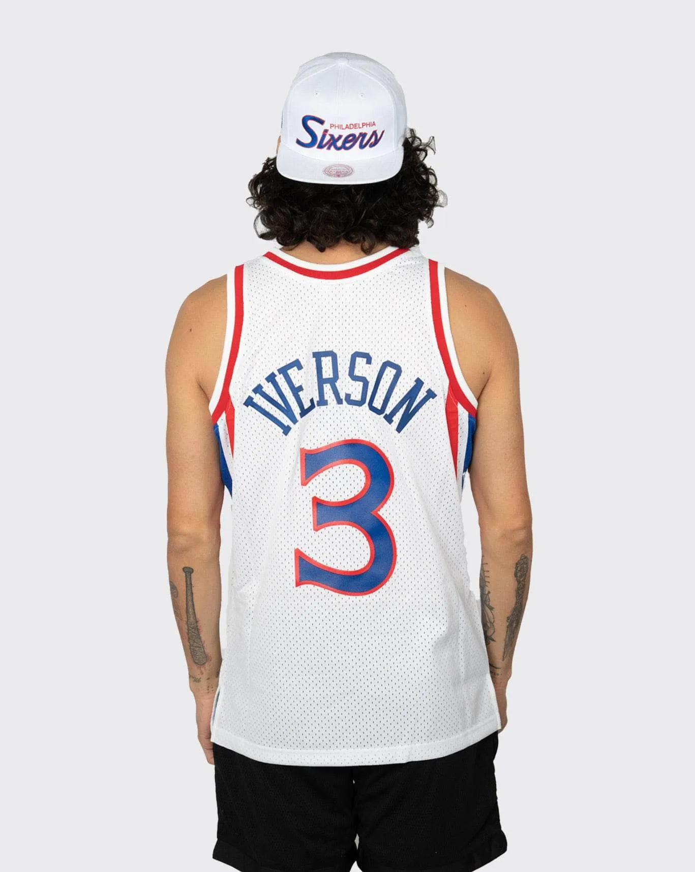 mitchell and ness philadelphia 76ers iverson 96-97 jersey MNP718198