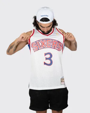 mitchell and ness philadelphia 76ers iverson 96-97 jersey MNP718198
