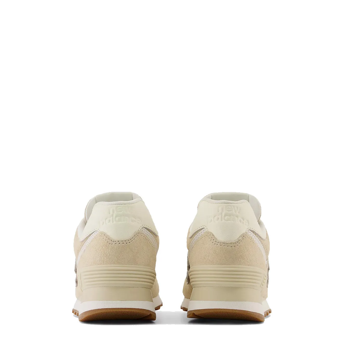 New Balance Womens 574 Trainers Sandstone / Angora